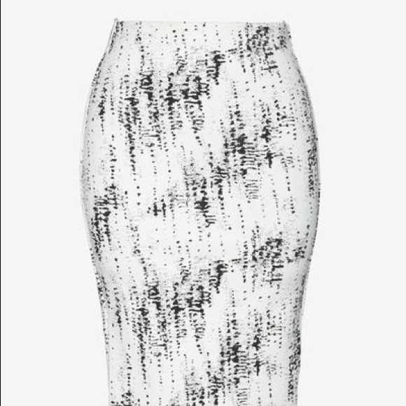 Scuba Graphic Pencil Skirt - Picture 3 of 4